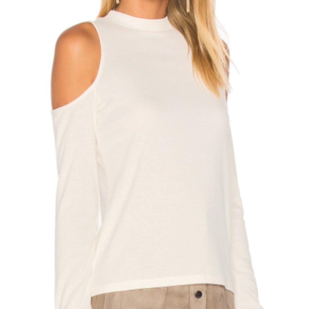 Revolve Cold Shoulder Top - Picture 2 of 5